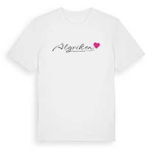 Älgviken hjärta t-shirt – ekologisk bomull t-shirt från PinShirt