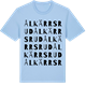 Blue Soul t-shirt med Ålkärrsrud ordlek t-shirt