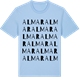 Blue Soul t-shirt med Almar ordlek t-shirt