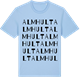 Blue Soul t-shirt med Almhult ordlek t-shirt