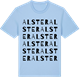 Blue Soul t-shirt med Alster ordlek t-shirt