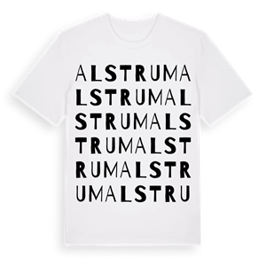 Alstrum ordlek t-shirt – ekologisk bomull t-shirt från PinShirt