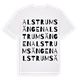 Alstrumsängen ordlek t-shirt