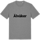 Mid Heather Gray t-shirt med Älvåker fetstil t-shirt