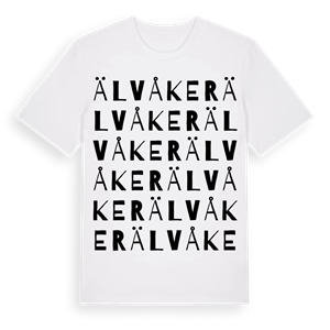 Älvåker ordlek t-shirt – ekologisk bomull t-shirt från PinShirt