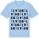 Blue Soul t-shirt med Älväng ordlek t-shirt