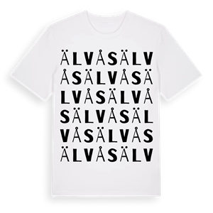 Älvås ordlek t-shirt – ekologisk bomull t-shirt från PinShirt