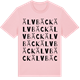 Pink Cotton t-shirt med Älvbäck ordlek t-shirt