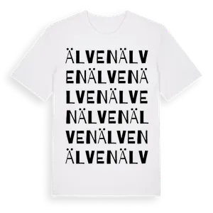 Älven ordlek t-shirt – ekologisk bomull t-shirt från Pinshirt