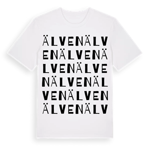 Älven ordlek t-shirt – ekologisk bomull t-shirt från PinShirt