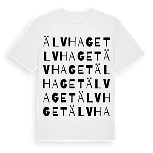 Älvhaget ordlek t-shirt – ekologisk bomull t-shirt från Pinshirt