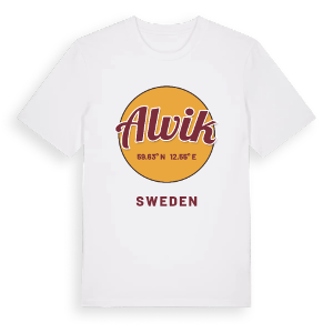 Alvik cirkel t-shirt – ekologisk bomull t-shirt från PinShirt