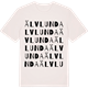 Vintage White t-shirt med Älvlunda ordlek t-shirt