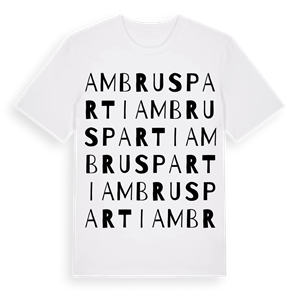 Ambrus parti ordlek t-shirt – ekologisk bomull t-shirt från Pinshirt