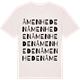 Vintage White t-shirt med Åmenheden ordlek t-shirt