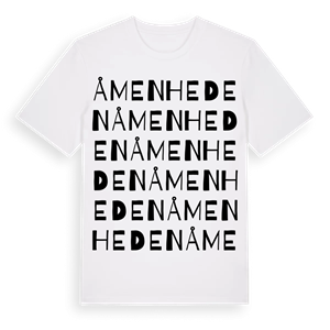 Åmenheden ordlek t-shirt – ekologisk bomull t-shirt från Pinshirt