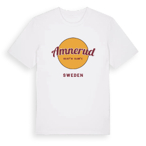 Amnerud cirkel t-shirt – ekologisk bomull t-shirt från PinShirt