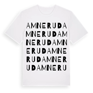 Amnerud ordlek t-shirt – ekologisk bomull t-shirt från Pinshirt