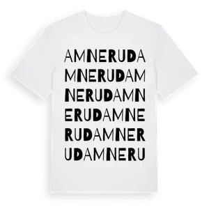 Amnerud ordlek t-shirt – ekologisk bomull t-shirt från Pinshirt