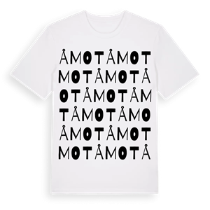 Åmot ordlek t-shirt – ekologisk bomull t-shirt från PinShirt