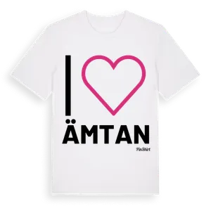 Jag älskar Ämtan t-shirt stort tryck – ekologisk bomull t-shirt från Pinshirt