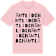 Pink Cotton t-shirt med Ämtliden ordlek t-shirt