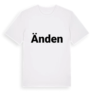 Änden fetstil t-shirt – ekologisk bomull t-shirt från PinShirt