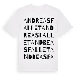 Andreasfallet ordlek t-shirt – ekologisk bomull t-shirt från Pinshirt