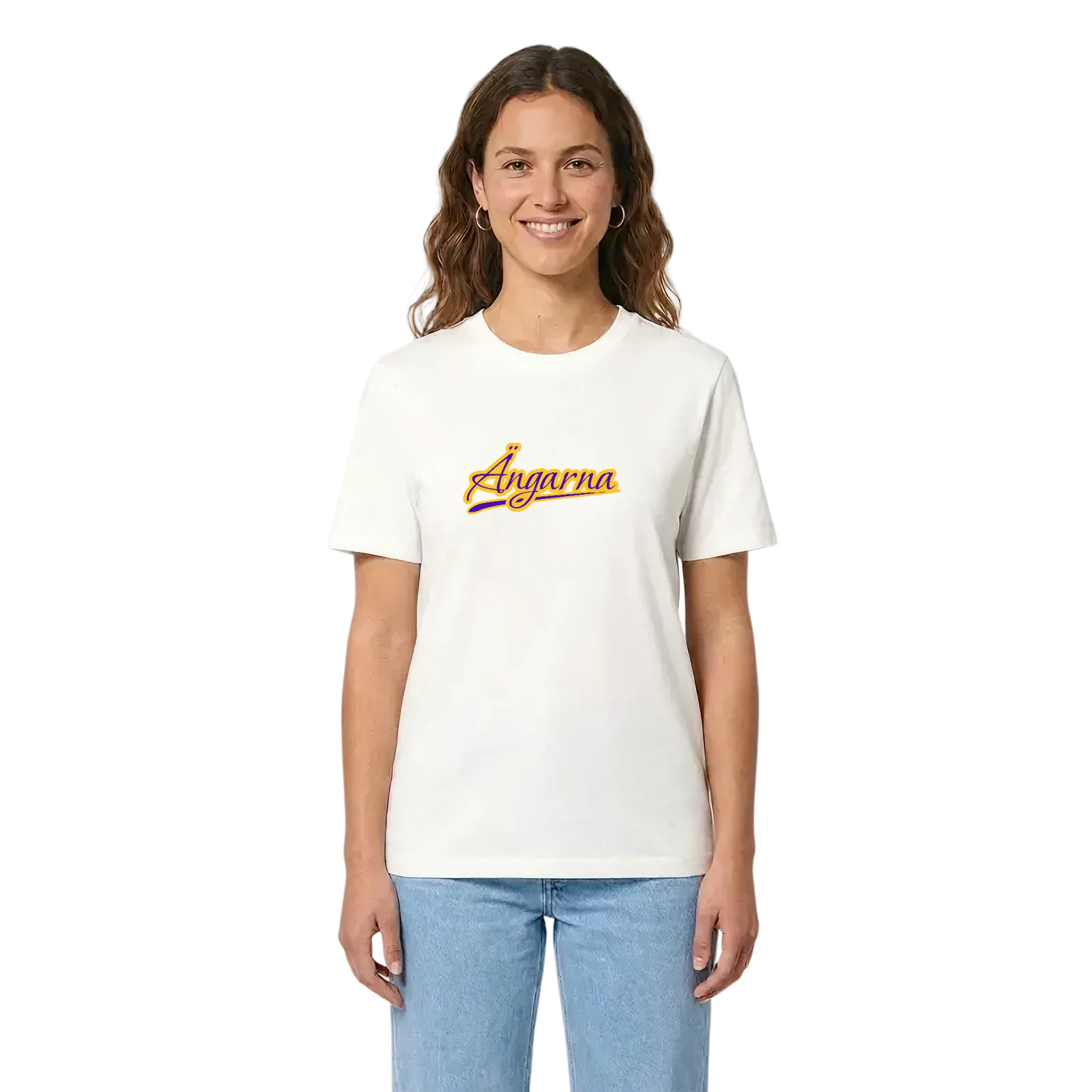 Ängarna baseball t-shirt – White, i miljö