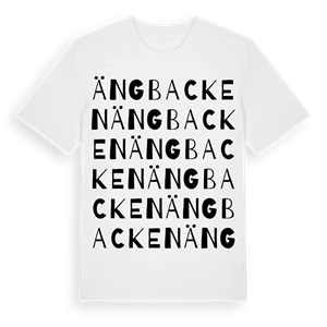 Ängbacken ordlek t-shirt – ekologisk bomull t-shirt från PinShirt