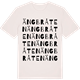 Vintage White t-shirt med Ängbråten ordlek t-shirt