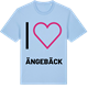 Blue Soul t-shirt med Jag älskar Ängebäck t-shirt stort tryck