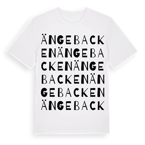Ängebacken ordlek t-shirt – ekologisk bomull t-shirt från PinShirt