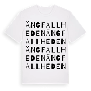 Ängfallheden ordlek t-shirt – ekologisk bomull t-shirt från PinShirt