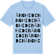 Blue Soul t-shirt med Ängheden ordlek t-shirt