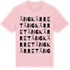 Pink Cotton t-shirt med Ängkärret ordlek t-shirt