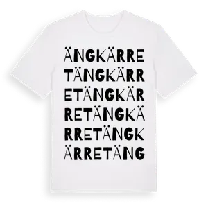 Ängkärret ordlek t-shirt – ekologisk bomull t-shirt från Pinshirt