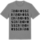Mid Heather Gray t-shirt med Ängmossen ordlek t-shirt