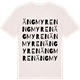 Vintage White t-shirt med Ängmyren ordlek t-shirt