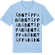 Blue Soul t-shirt med Ängtäppan ordlek t-shirt