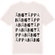 Vintage White t-shirt med Ängtäppan ordlek t-shirt