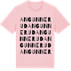 Pink Cotton t-shirt med Angunnerud ordlek t-shirt