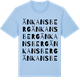 Blue Soul t-shirt med Änkans berg ordlek t-shirt
