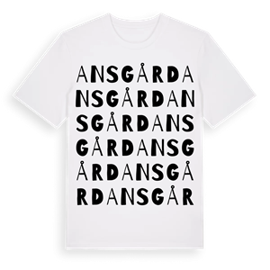 Ansgård ordlek t-shirt – ekologisk bomull t-shirt från PinShirt