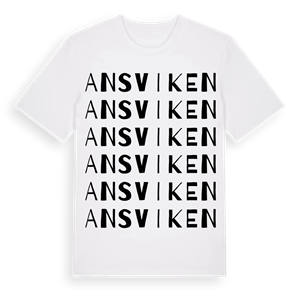 Ansviken ordlek t-shirt – ekologisk bomull t-shirt från PinShirt