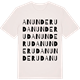 Vintage White t-shirt med Anunderud ordlek t-shirt