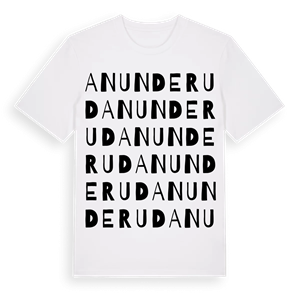 Anunderud ordlek t-shirt – ekologisk bomull t-shirt från Pinshirt