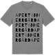 Mid Heather Gray t-shirt med Apertin Herrgård ordlek t-shirt