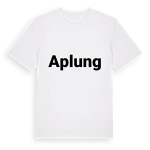Aplung fetstil t-shirt – ekologisk bomull t-shirt från PinShirt