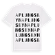 Aplungsbyn ordlek t-shirt